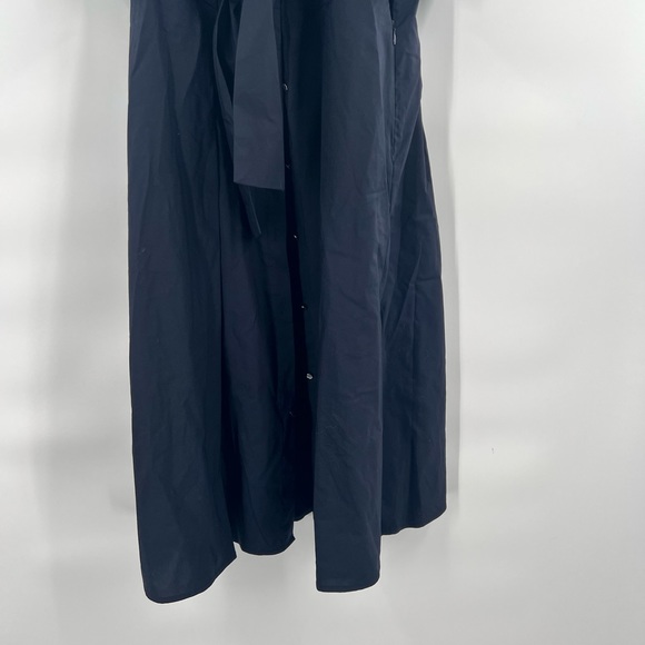 Ivanka Trump blue button down shirt dress cold shoulder 8 - Picture 3 of 9